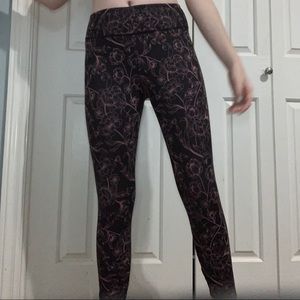 Floral workout leggings